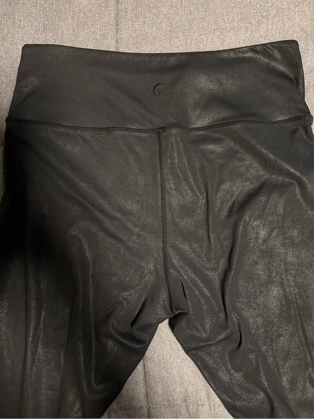 ZYIA Shiny Black Active Leggings - Picture 4 of 4